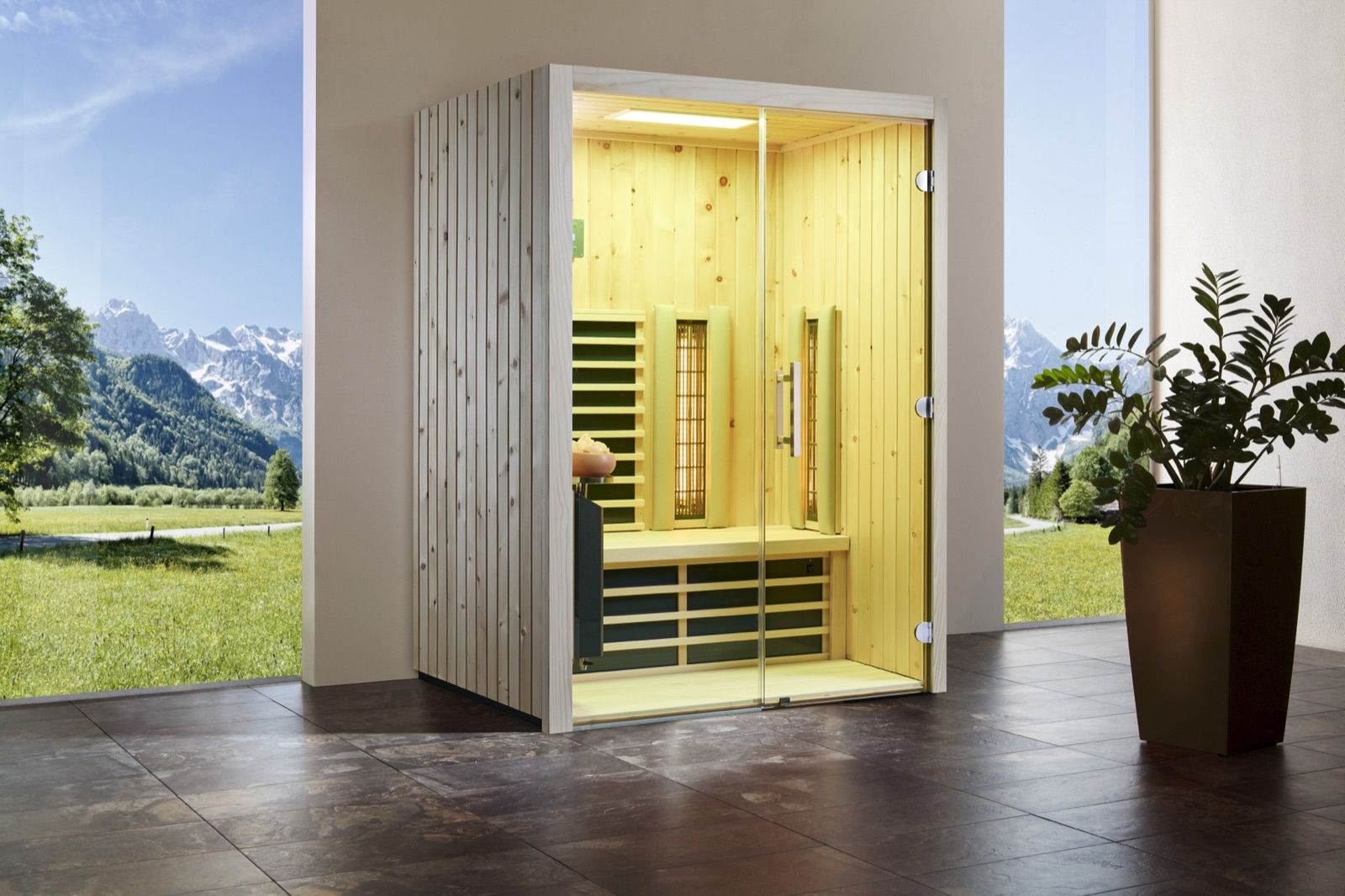 TrioSol Glas Zirbe