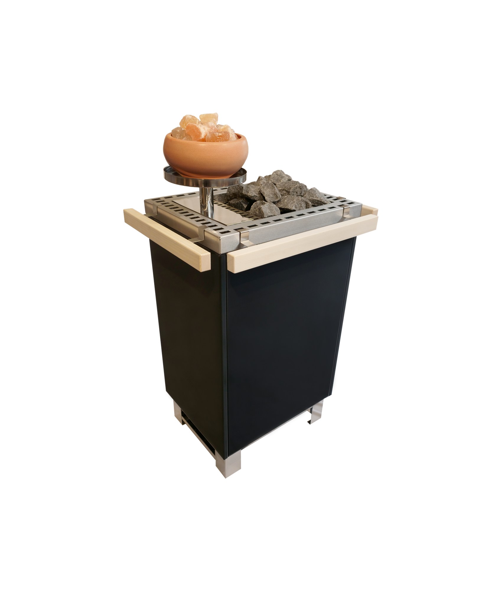 Verdampferofen Eterno Combi mit Sole-Therme und Reling